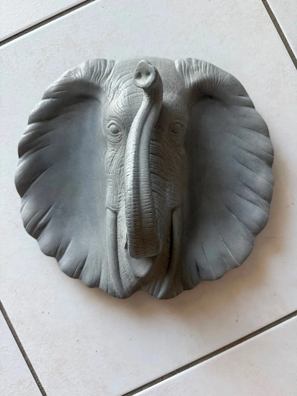 Arthur Court Elephant Covered Cast Aluminum Bowl 1979 Vintage Rare